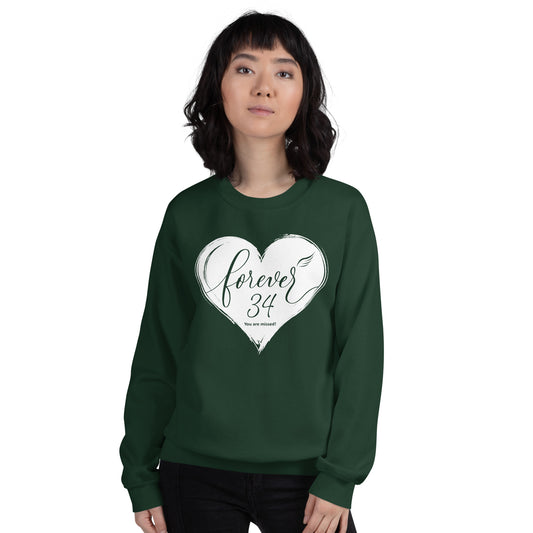 Forever 34 (Unisex Crew Neck Sweatshirt | Gildan)