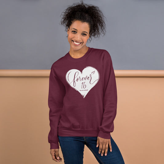 Forever 16 (Unisex Crew Neck Sweatshirt | Gildan)