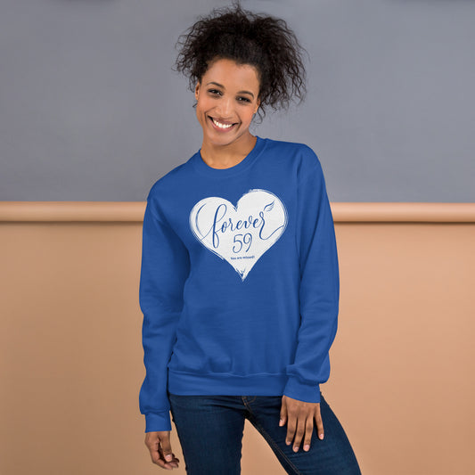 Forever 59 (Unisex Crew Neck Sweatshirt | Gildan)