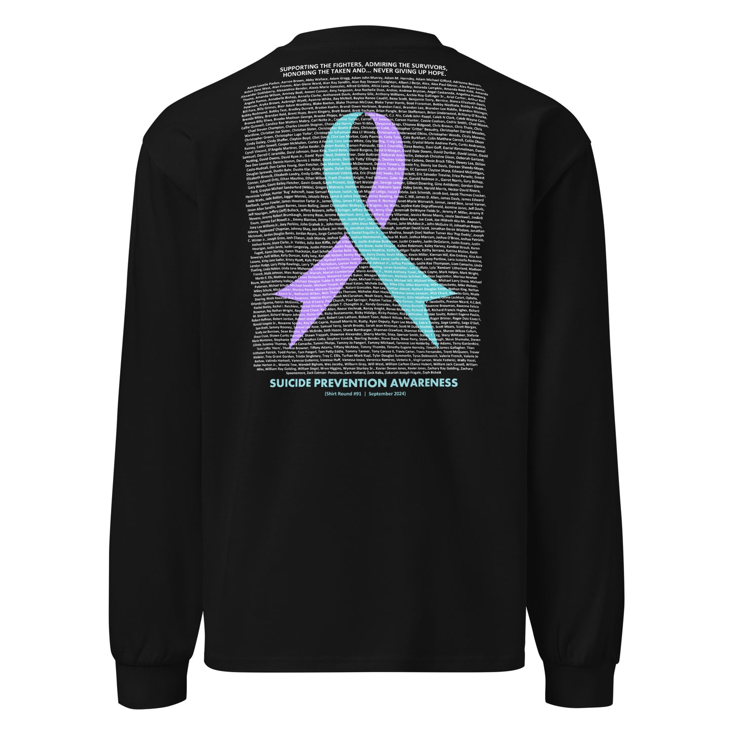 Round 91 (Unisex Premium Heavyweight Long Sleeve Shirt | AS Colour)