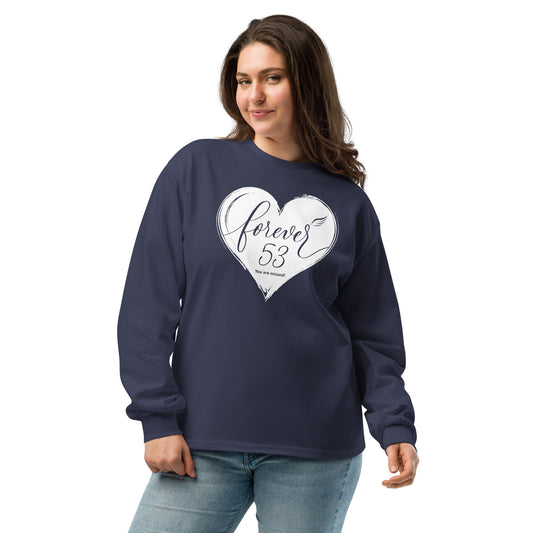 Forever 53 (Unisex Premium Heavyweight Long Sleeve Shirt | AS Colour)
