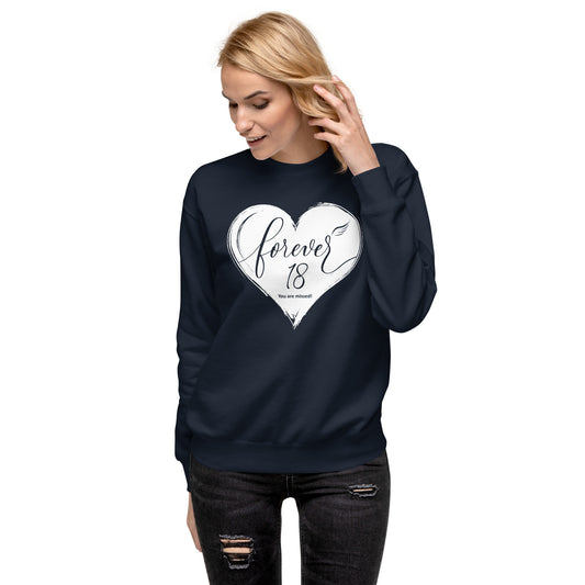 Forever 18 (Unisex Premium Sweatshirt | Cotton Heritage)