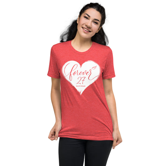 Forever 27 (Unisex Tri-Blend T-Shirt | Bella + Canvas)