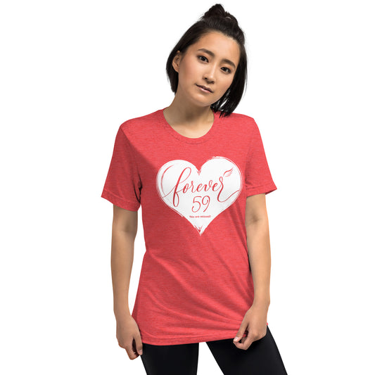 Forever 59 (Unisex Tri-Blend T-Shirt | Bella + Canvas)