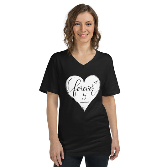 Forever 5 (Unisex V-Neck Tee | Bella + Canvas)