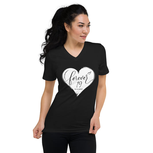 Forever 19 (Unisex V-Neck Tee | Bella + Canvas)