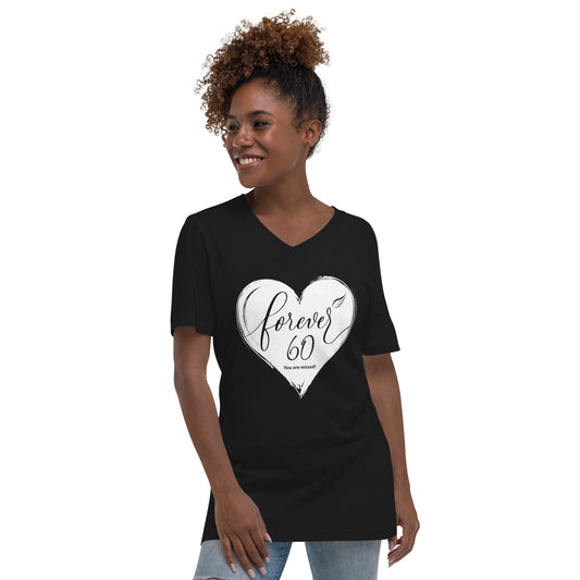 Forever 60 (Unisex V-Neck Tee | Bella + Canvas)
