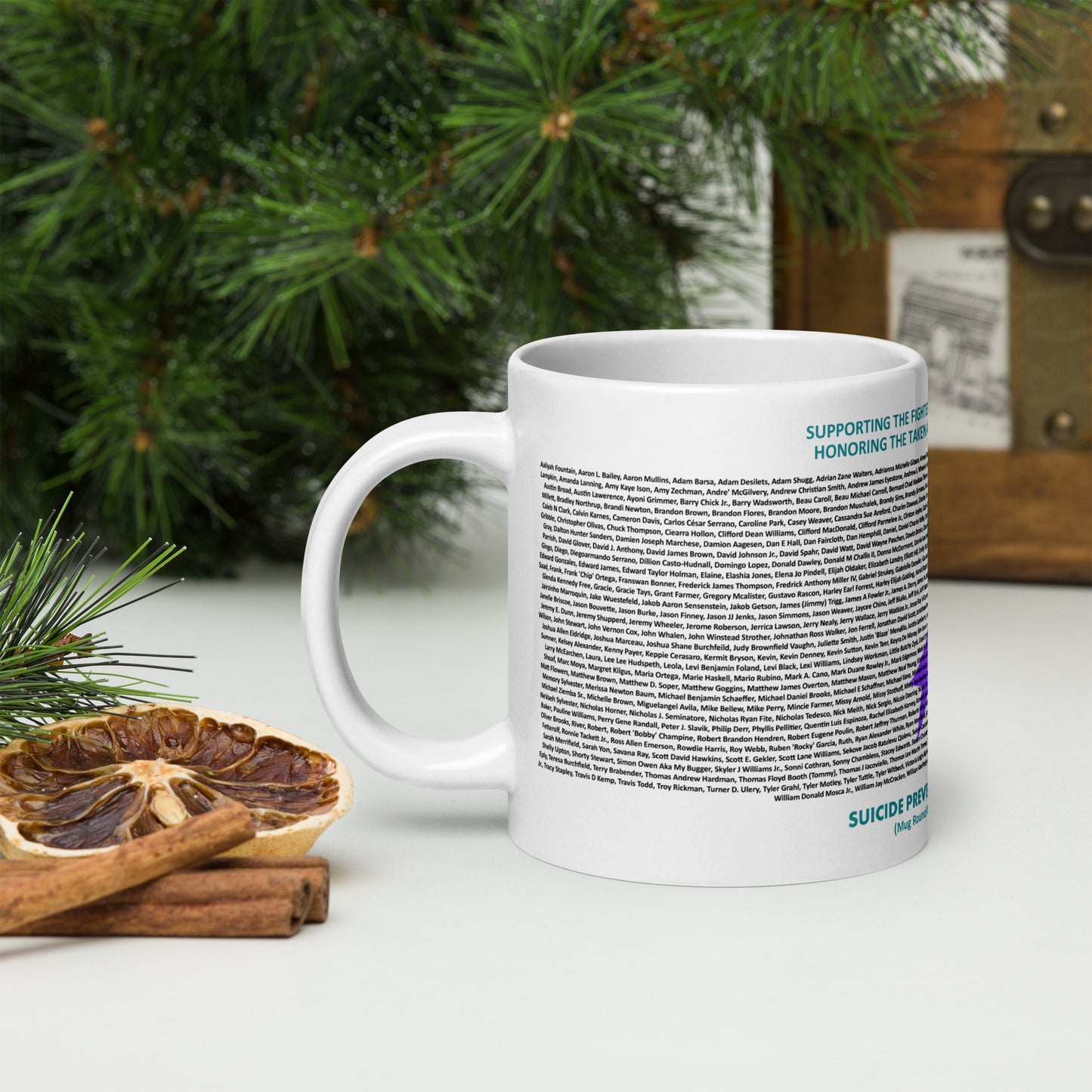 Round 92 - White Glossy Mug (20 oz)