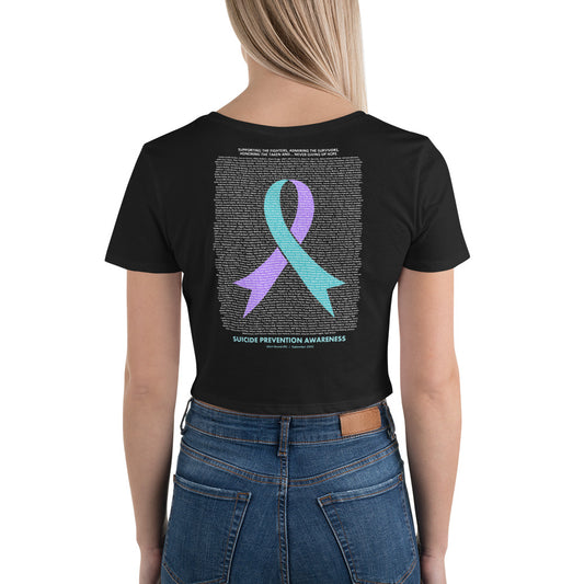 Round 91 (Women's Crop Tee | Bella + Canvas)