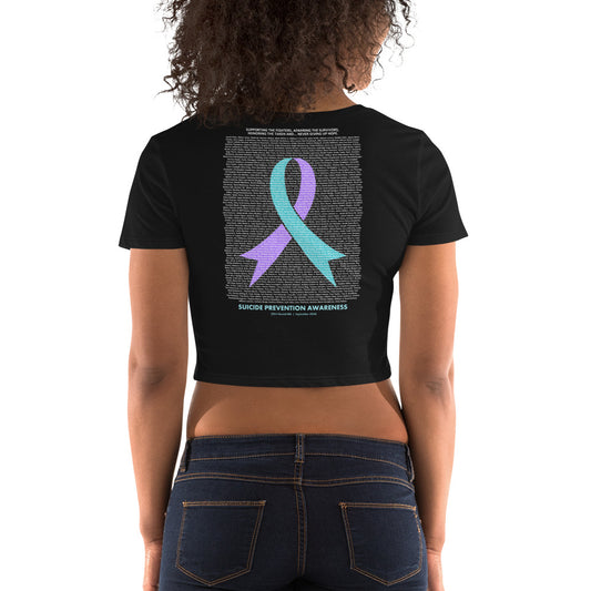 Round 96 (Women's Crop Tee | Bella + Canvas)