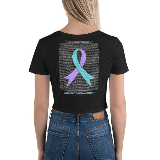 Round 98 (Women's Crop Tee | Bella + Canvas)