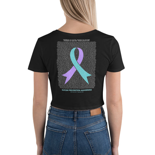 Round 102 (Women's Crop Tee | Bella + Canvas)
