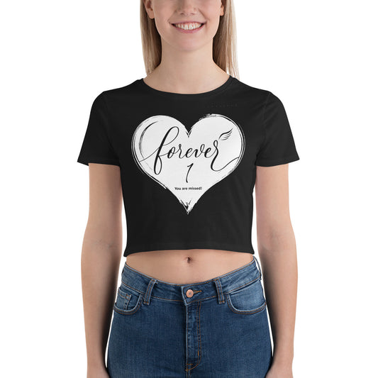 Forever 1 (Women's Crop Tee | Bella + Canvas)