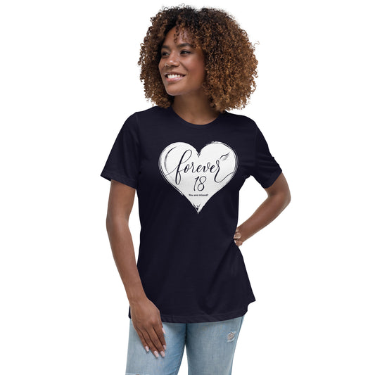 Forever 18 (Women's Relaxed T-Shirt | Bella + Canvas)