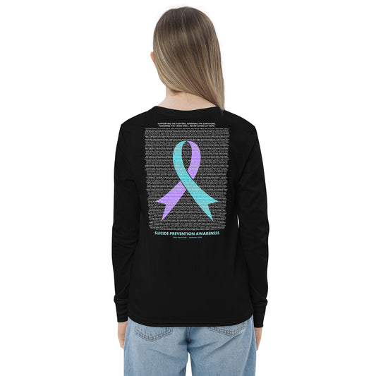 Round 100 (Youth Long Sleeve Tee | Bella + Canvas)