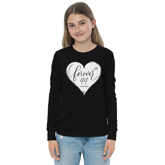 Forever 44 (Youth Long Sleeve Tee | Bella + Canvas)