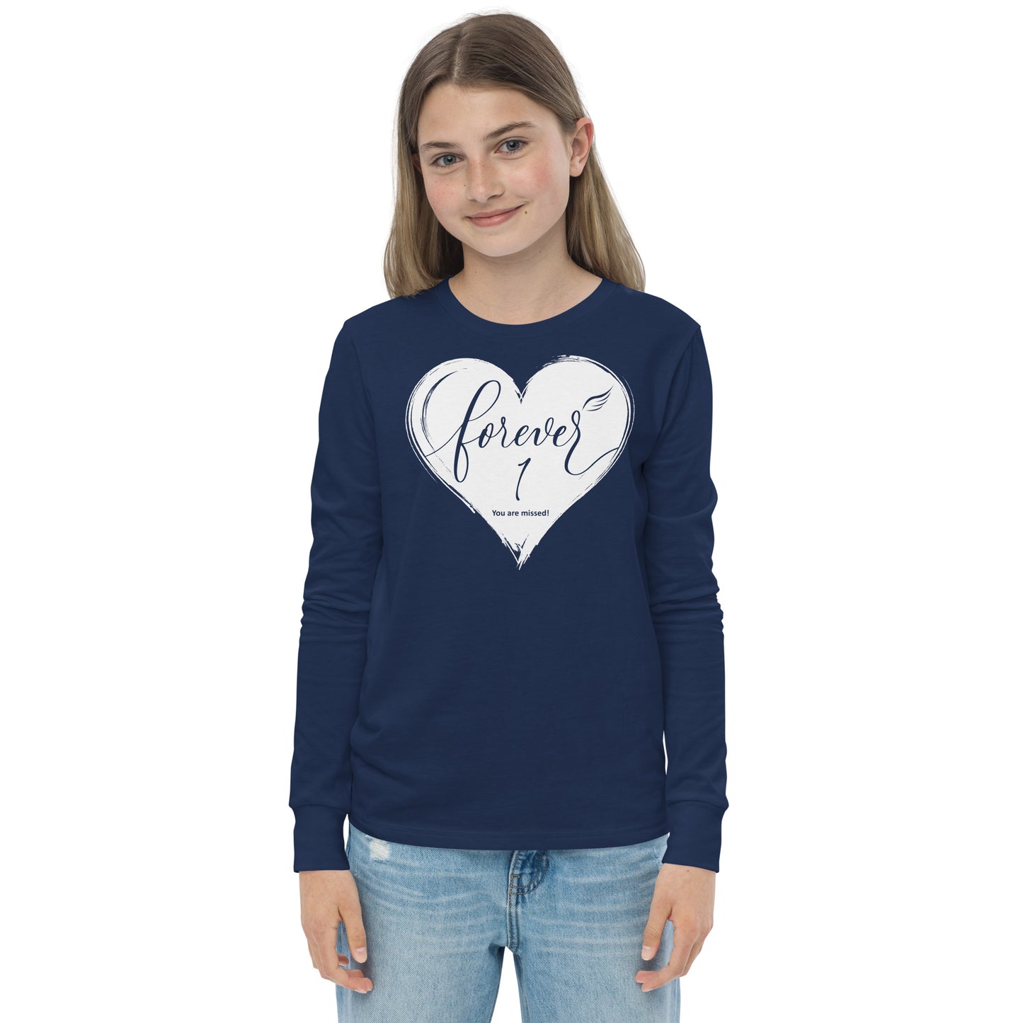 Forever 1 (Youth Long Sleeve Tee | Bella + Canvas)