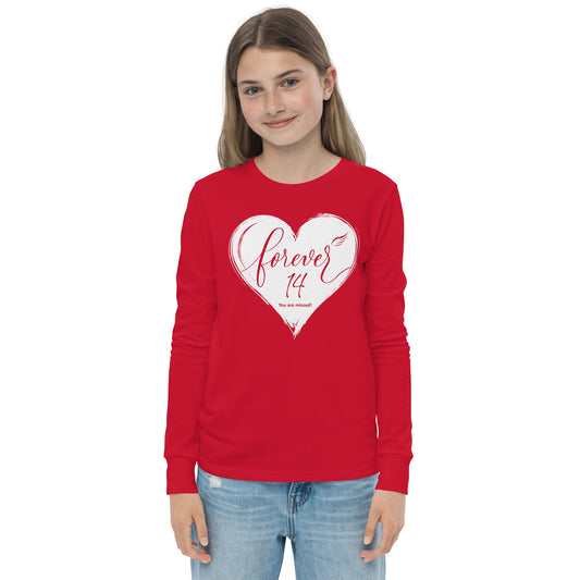 Forever 14 (Youth Long Sleeve Tee | Bella + Canvas)