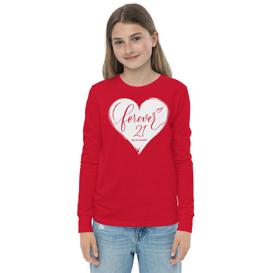 Forever 21 (Youth Long Sleeve Tee | Bella + Canvas)