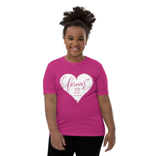 Forever 13 (Youth Staple Tee | Bella + Canvas)