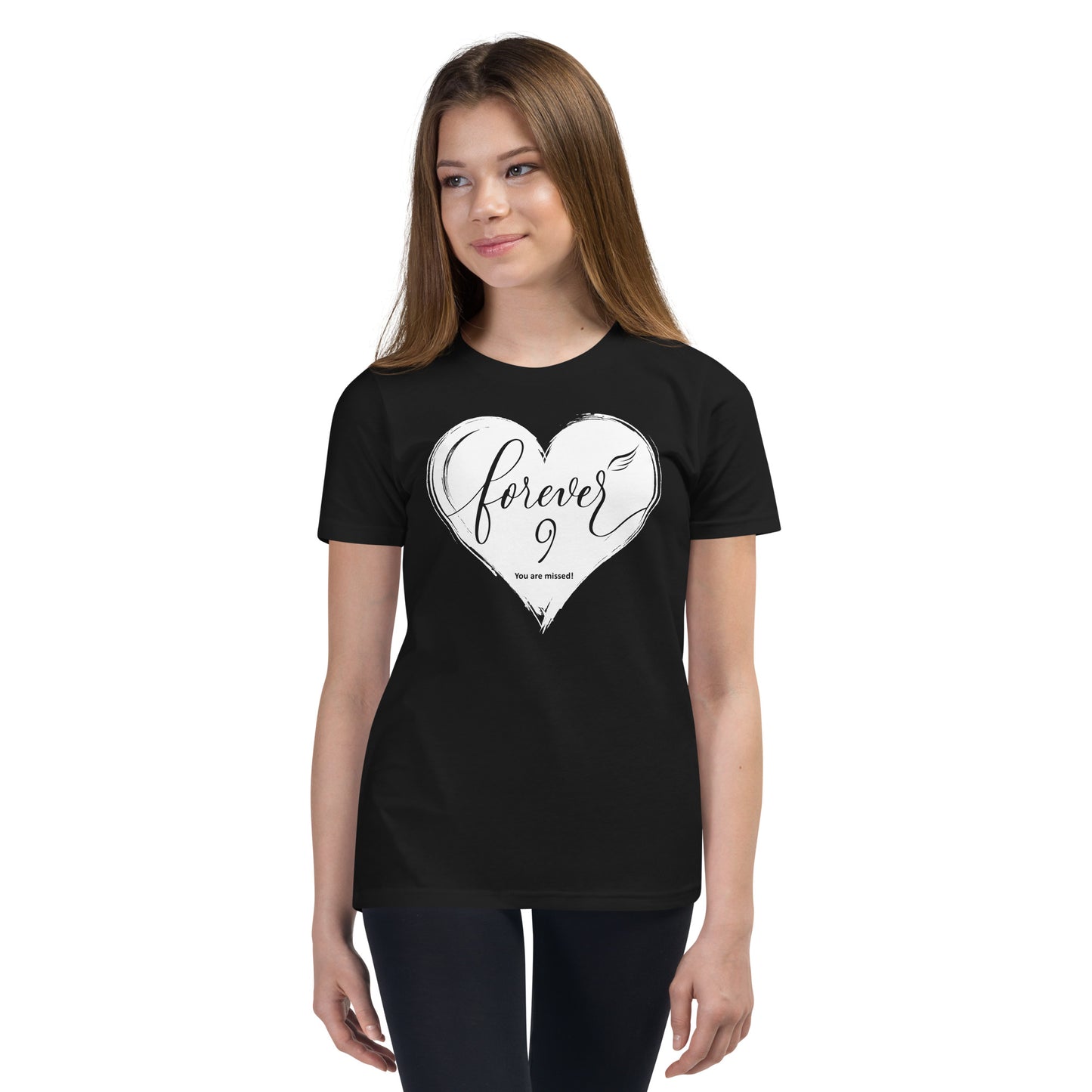 Forever 9 (Youth Staple Tee | Bella + Canvas)