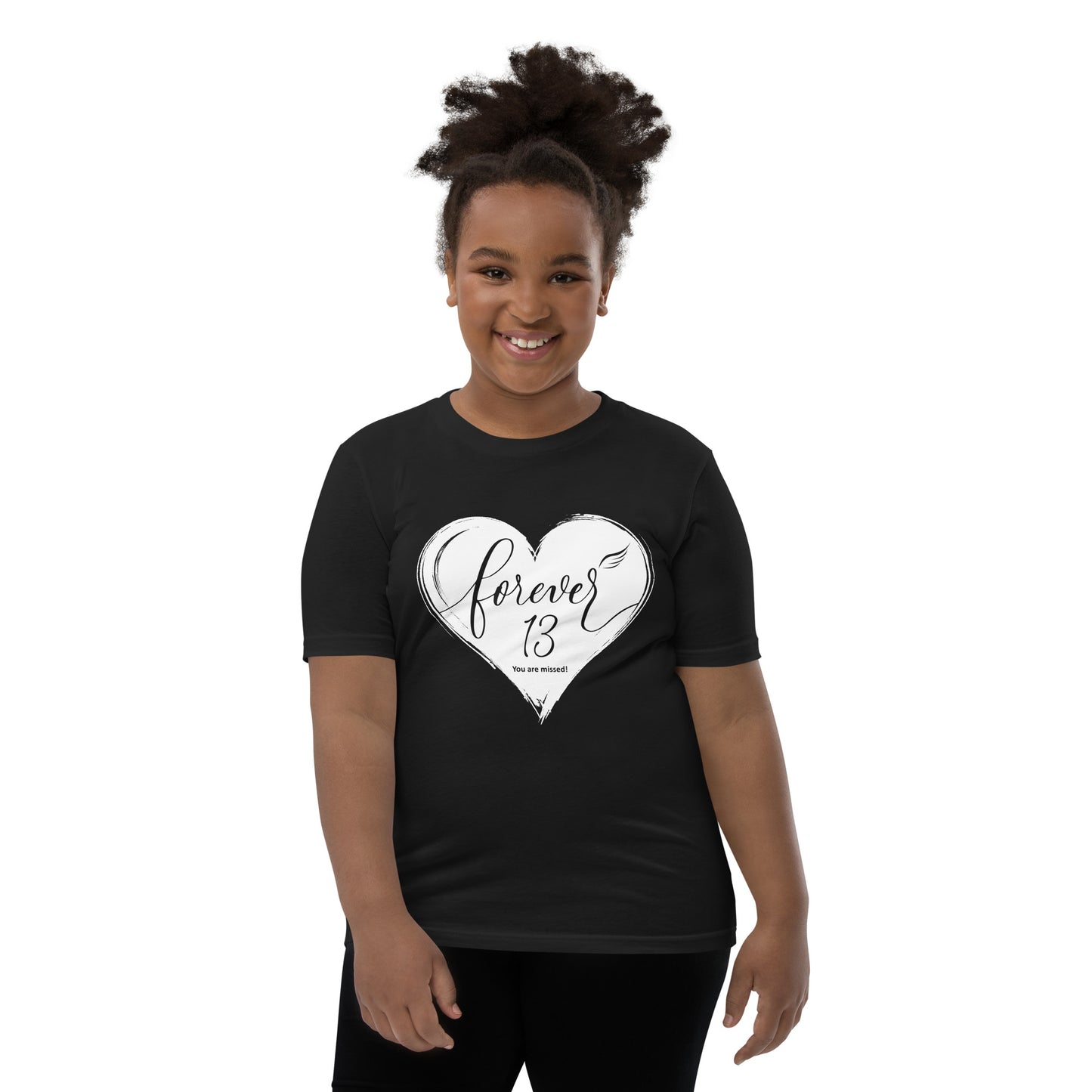 Forever 13 (Youth Staple Tee | Bella + Canvas)