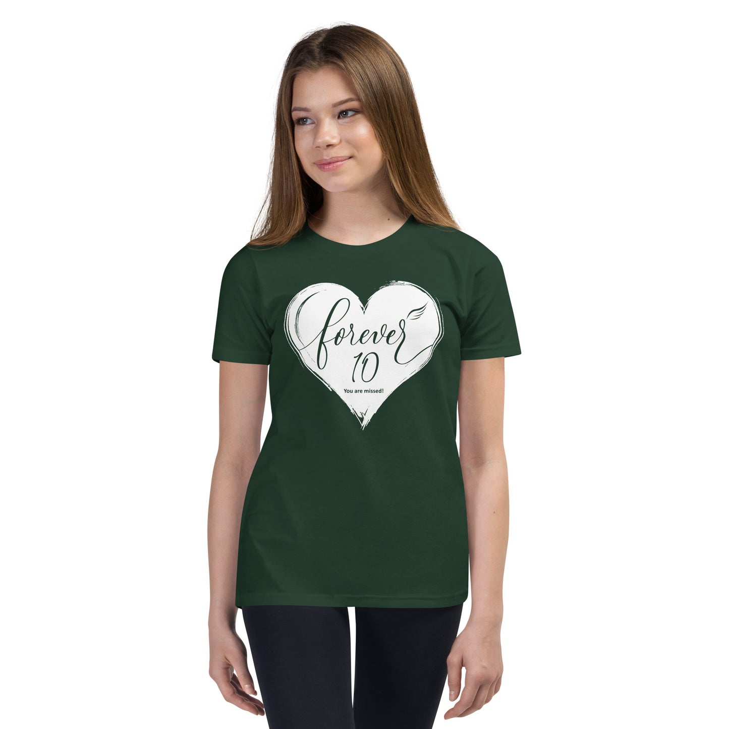 Forever 10 (Youth Staple Tee | Bella + Canvas)