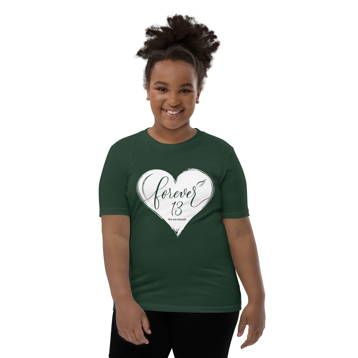 Forever 13 (Youth Staple Tee | Bella + Canvas)