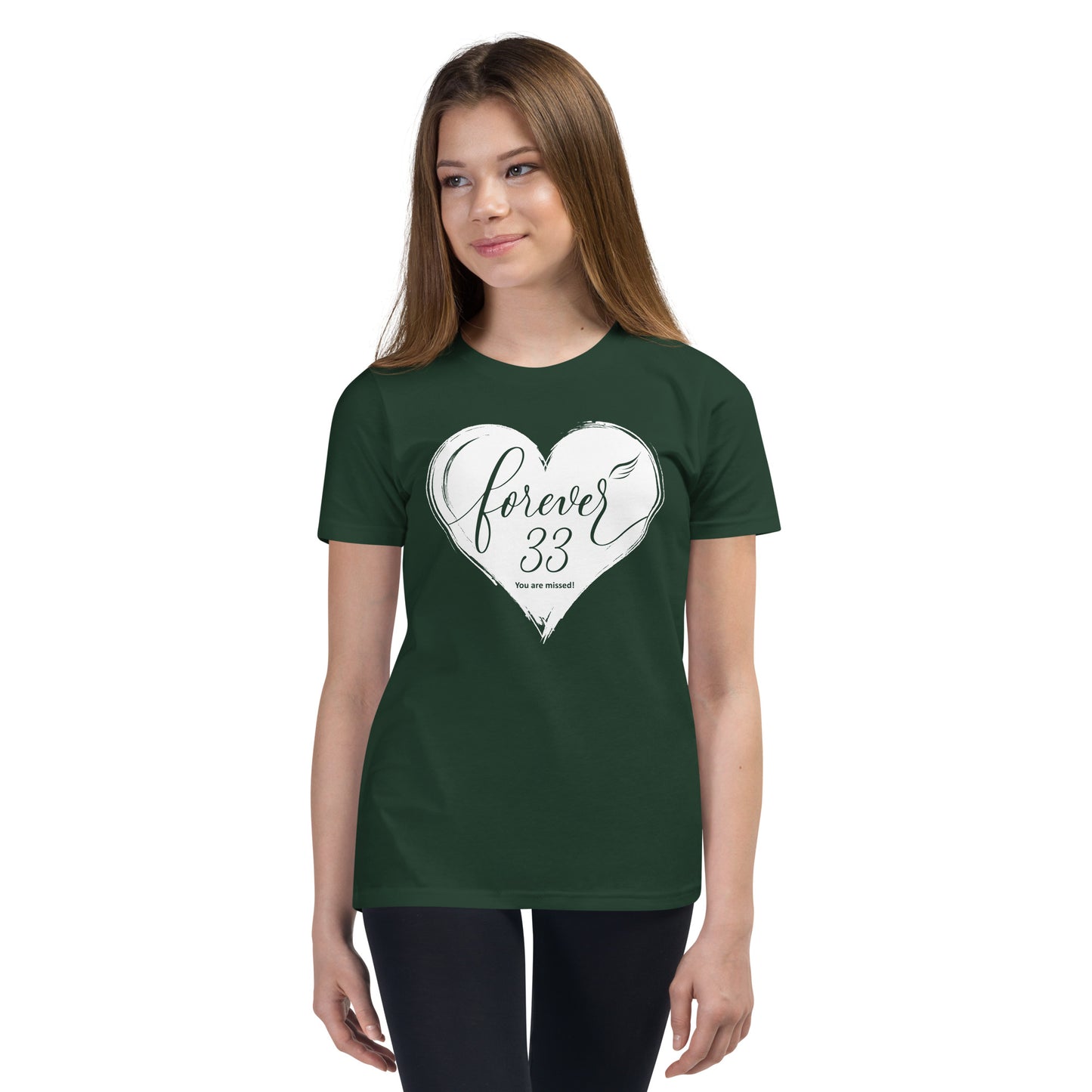 Forever 33 (Youth Staple Tee | Bella + Canvas)