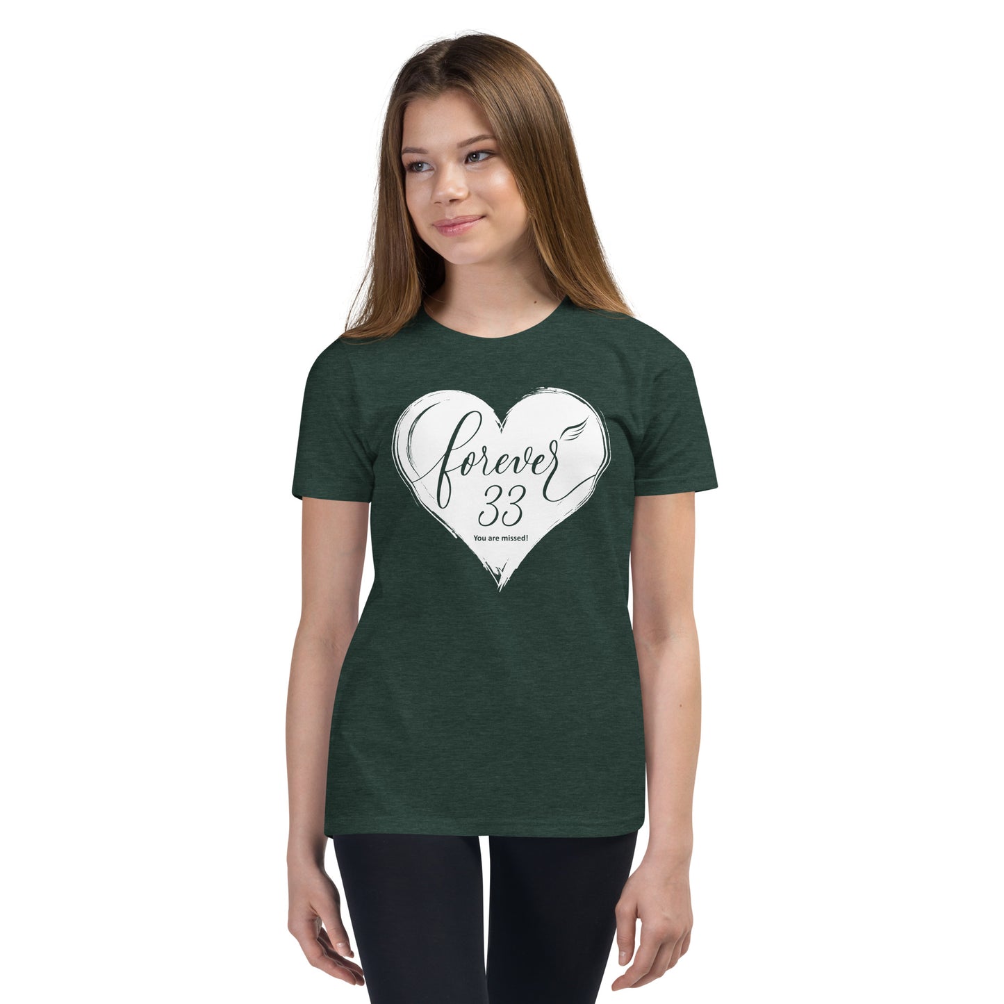 Forever 33 (Youth Staple Tee | Bella + Canvas)