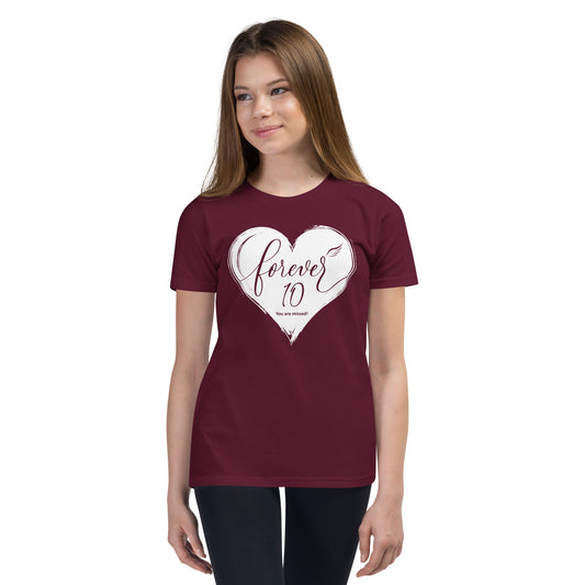 Forever 10 (Youth Staple Tee | Bella + Canvas)