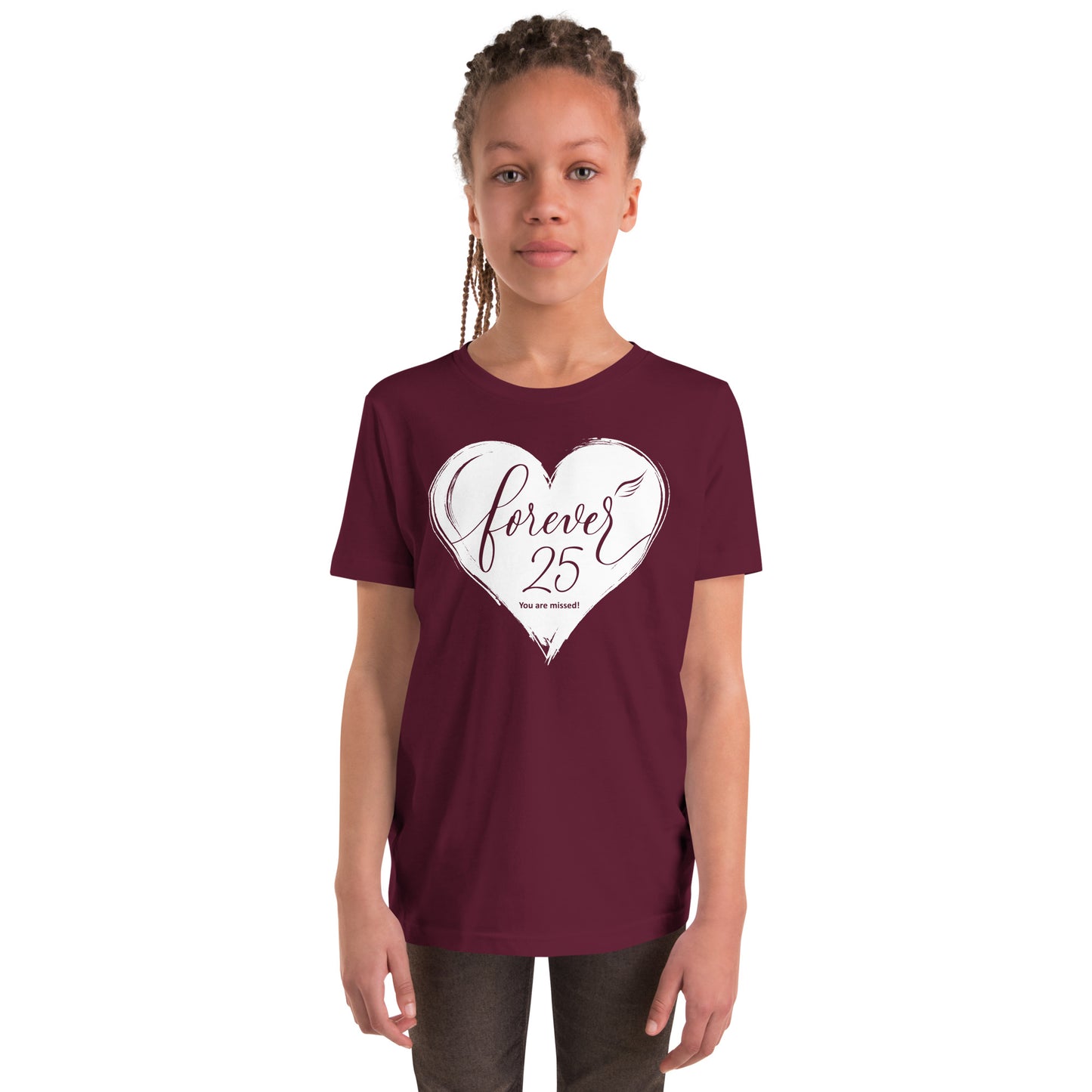 Forever 25 (Youth Staple Tee | Bella + Canvas)
