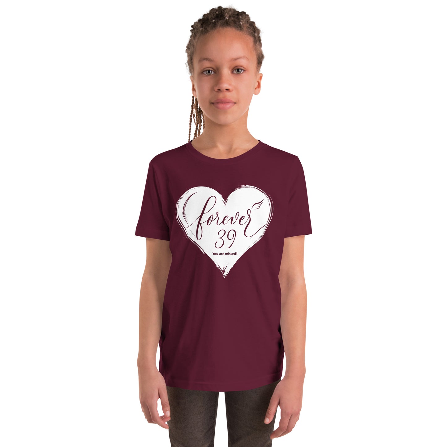 Forever 39 (Youth Staple Tee | Bella + Canvas)