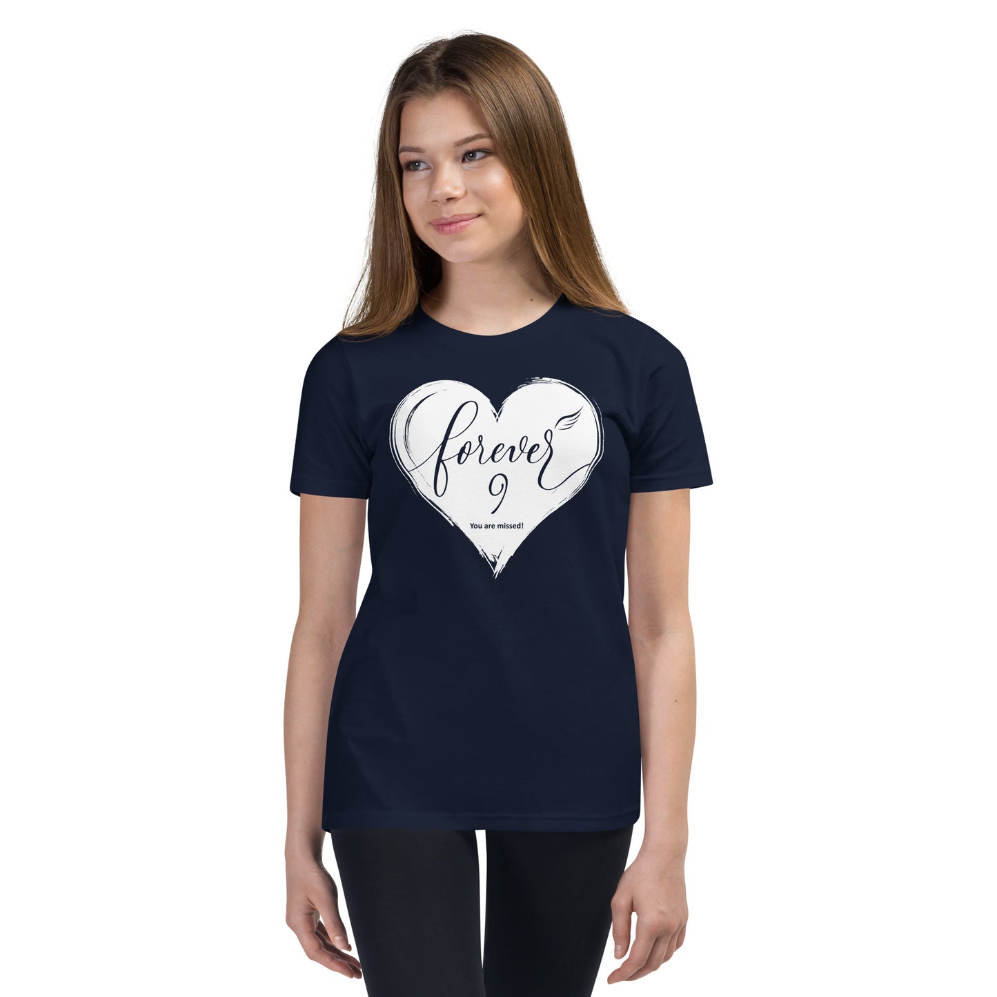 Forever 9 (Youth Staple Tee | Bella + Canvas)