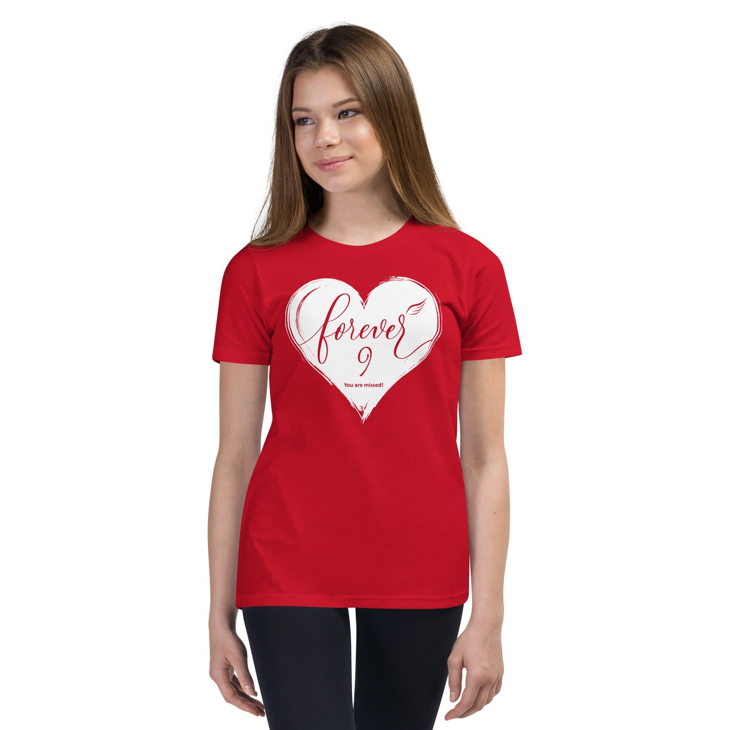 Forever 9 (Youth Staple Tee | Bella + Canvas)