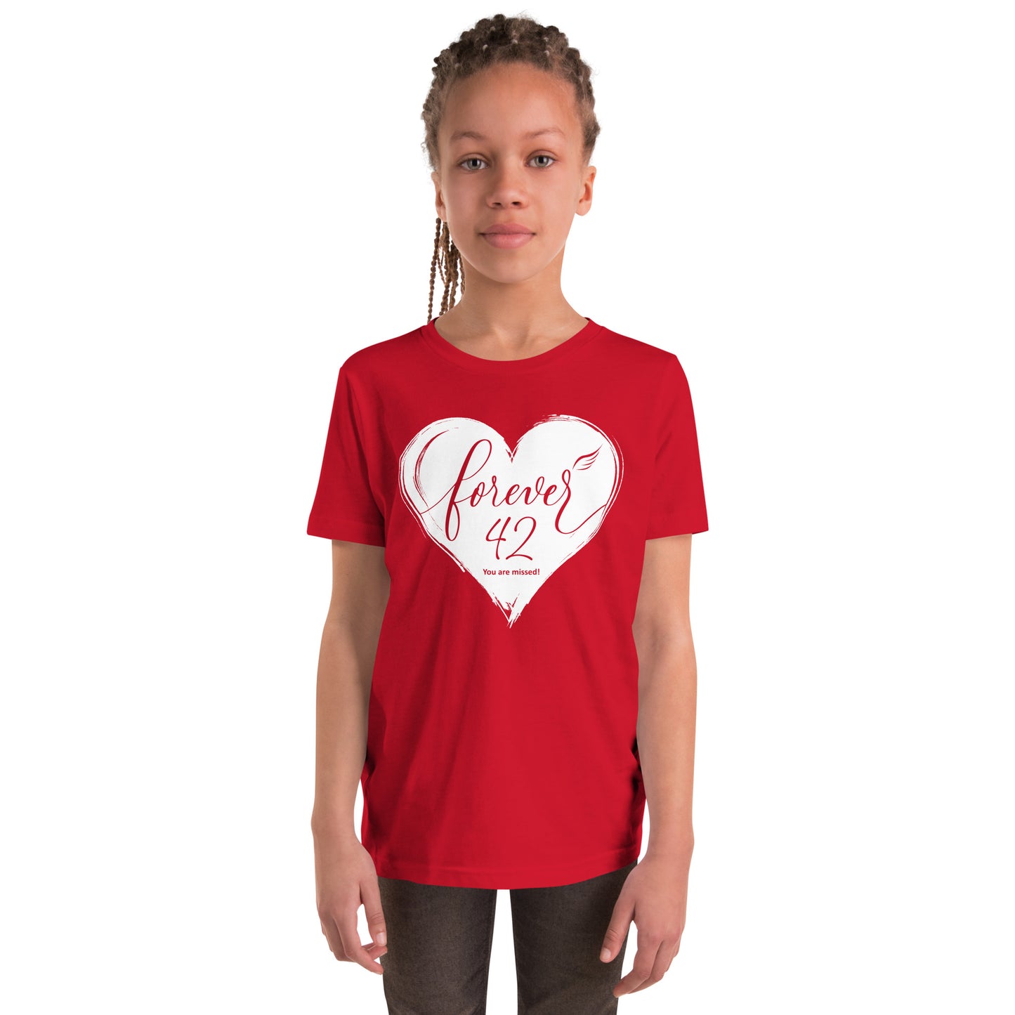 Forever 42 (Youth Staple Tee | Bella + Canvas)