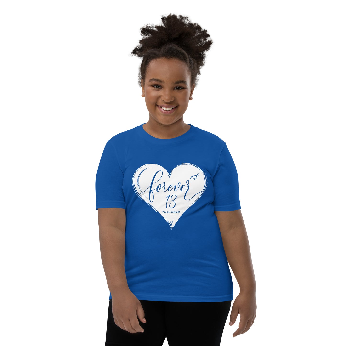 Forever 13 (Youth Staple Tee | Bella + Canvas)
